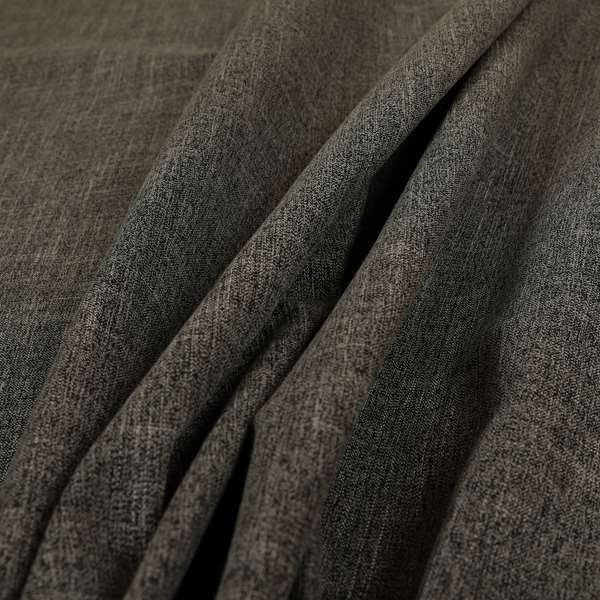 Rafal Modern Chenille Fabric Black Colour Upholstery Fabrics