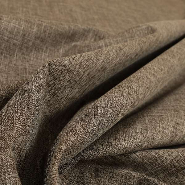 Rafal Modern Chenille Fabric Brown Colour Upholstery Fabrics