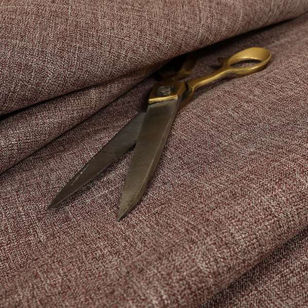 Rafal Modern Chenille Fabric Wine Plum Colour Upholstery Fabrics