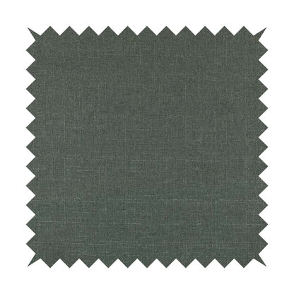 Regent Woven Look Plain Chenille Material Upholstery Fabric In Grey Silver Colour