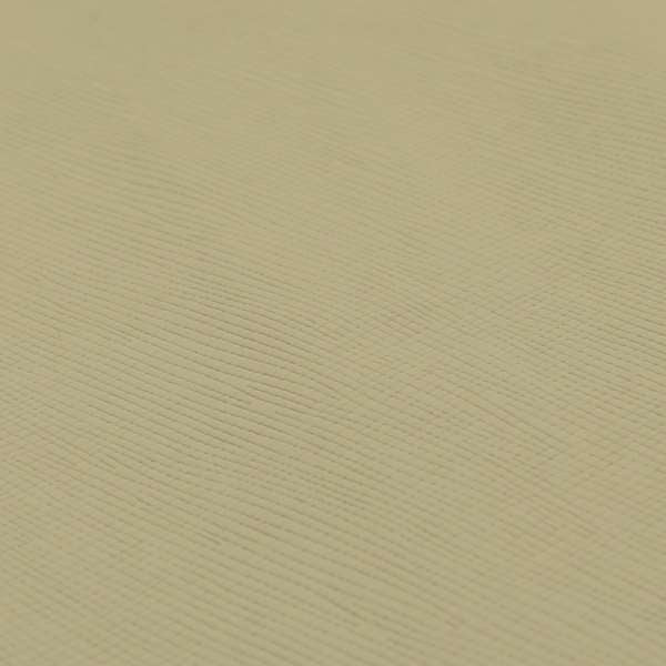 Rhodes Faux Leather In Soft Textured Matt Finish Beige Colour Upholstery Fabric