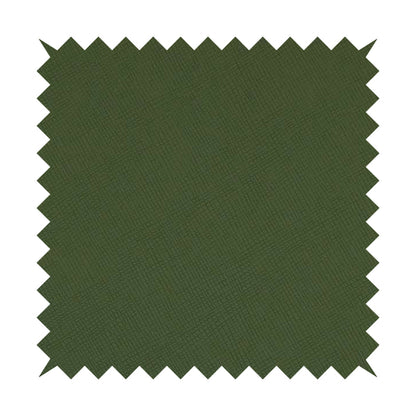 Rhodes Faux Leather In Soft Textured Matt Finish Green Colour Upholstery Fabric