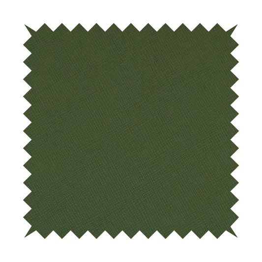 Rhodes Faux Leather In Soft Textured Matt Finish Green Colour Upholstery Fabric