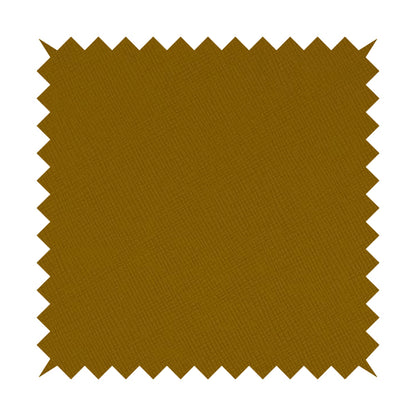 Rhodes Faux Leather In Soft Textured Matt Finish Yellow Colour Upholstery Fabric