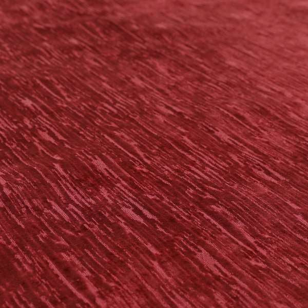 Rio Soft Textured Velvet Upholstery Fabrics In Red Colour - Roman Blinds