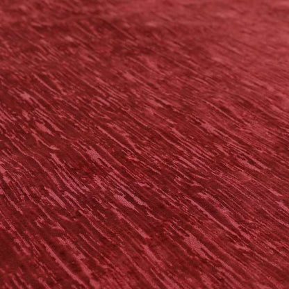 Rio Soft Textured Velvet Upholstery Fabrics In Red Colour - Roman Blinds