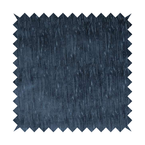 Rio Soft Textured Velvet Upholstery Fabrics In Denim Blue Colour - Handmade Cushions