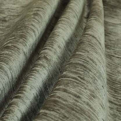 Rio Soft Textured Velvet Upholstery Fabrics In Grey Colour - Roman Blinds