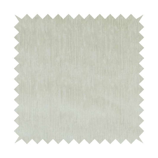 Rio Soft Textured Velvet Upholstery Fabrics In Light Silver Colour