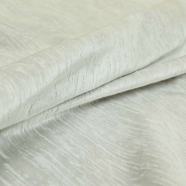 Rio Soft Textured Velvet Upholstery Fabrics In Light Silver Colour - Roman Blinds