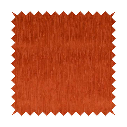 Rio Soft Textured Velvet Upholstery Fabrics In Orange Colour - Roman Blinds