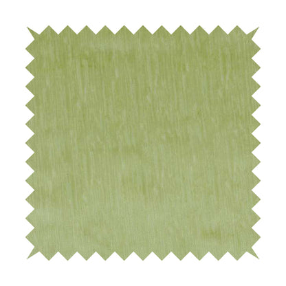 Rio Soft Textured Velvet Upholstery Fabrics In Light Green Colour - Made To Measure Curtains