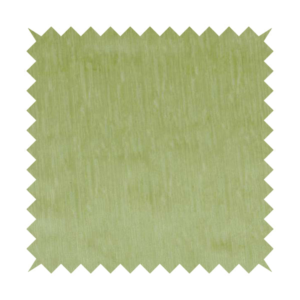 Rio Soft Textured Velvet Upholstery Fabrics In Light Green Colour - Handmade Cushions