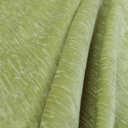 Rio Soft Textured Velvet Upholstery Fabrics In Light Green Colour - Handmade Cushions