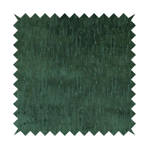 Rio Soft Textured Velvet Upholstery Fabrics In Dark Green Colour