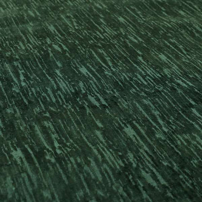 Rio Soft Textured Velvet Upholstery Fabrics In Dark Green Colour