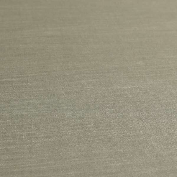 Rome Designer Silk Shine Velvet Effect Chenille Plain Furnishing Fabric In Silver Colour
