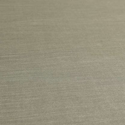 Rome Designer Silk Shine Velvet Effect Chenille Plain Furnishing Fabric In Silver Colour