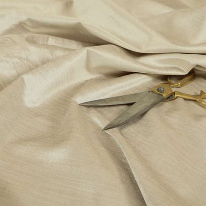 Rome Designer Silk Shine Velvet Effect Chenille Plain Furnishing Fabric In White Silver Colour - Made To Measure Curtains