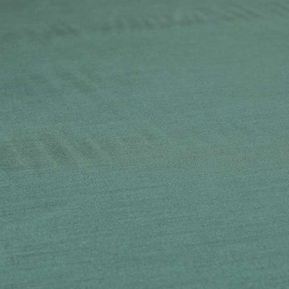 Rome Designer Silk Shine Velvet Effect Chenille Plain Furnishing Fabric In Blue Teal Colour