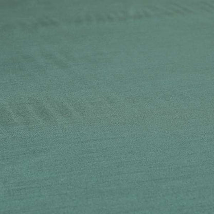 Rome Designer Silk Shine Velvet Effect Chenille Plain Furnishing Fabric In Blue Teal Colour - Made To Measure Curtains