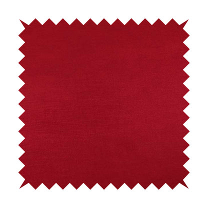 Rome Designer Silk Shine Velvet Effect Chenille Plain Furnishing Fabric In Red Colour - Roman Blinds