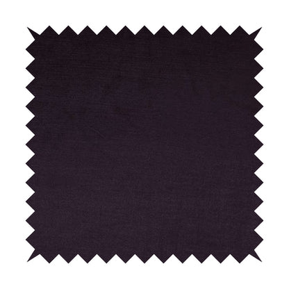 Rome Designer Silk Shine Velvet Effect Chenille Plain Furnishing Fabric In Purple Colour