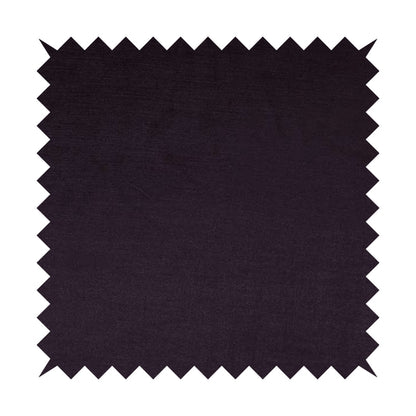 Rome Designer Silk Shine Velvet Effect Chenille Plain Furnishing Fabric In Purple Colour - Made To Measure Curtains