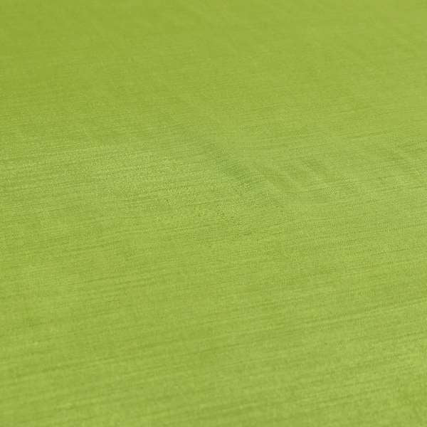 Rome Designer Silk Shine Velvet Effect Chenille Plain Furnishing Fabric In Green Colour - Made To Measure Curtains