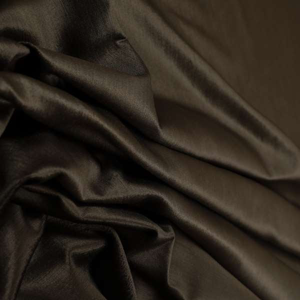 Rome Designer Silk Shine Velvet Effect Chenille Plain Furnishing Fabric In Grey Charcoal Colour - Made To Measure Curtains