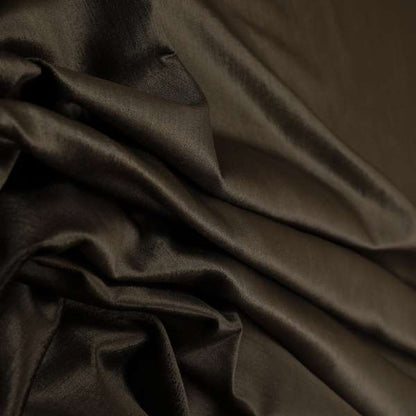 Rome Designer Silk Shine Velvet Effect Chenille Plain Furnishing Fabric In Grey Charcoal Colour