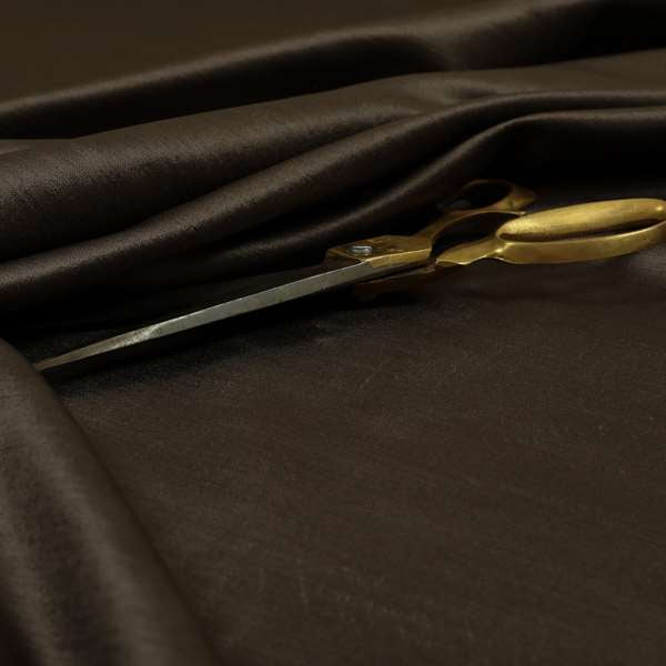 Rome Designer Silk Shine Velvet Effect Chenille Plain Furnishing Fabric In Grey Charcoal Colour - Roman Blinds