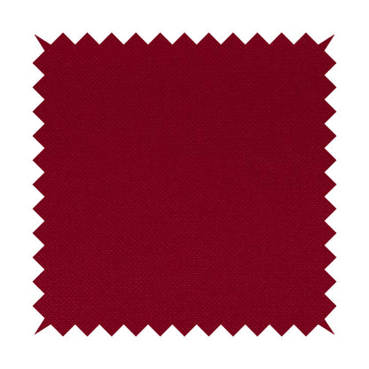 Romeo Modern Furnishing Soft Textured Plain Jacquard Basket Weave Fabric In Red Colour - Roman Blinds