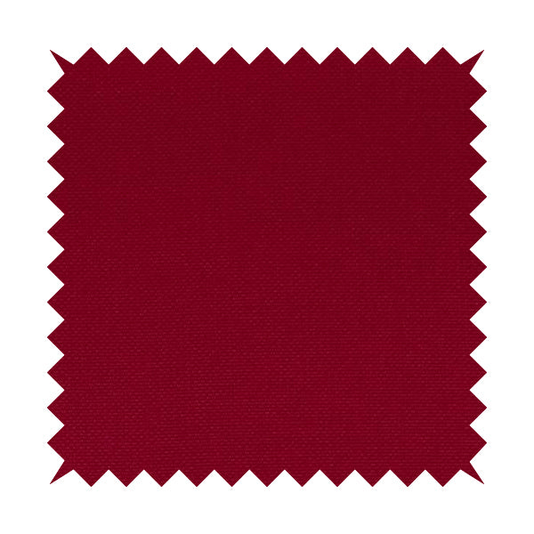 Romeo Modern Furnishing Soft Textured Plain Jacquard Basket Weave Fabric In Red Colour - Handmade Cushions