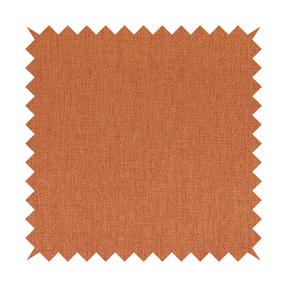 Romeo Modern Furnishing Soft Textured Plain Jacquard Basket Weave Fabric In Orange Colour - Roman Blinds