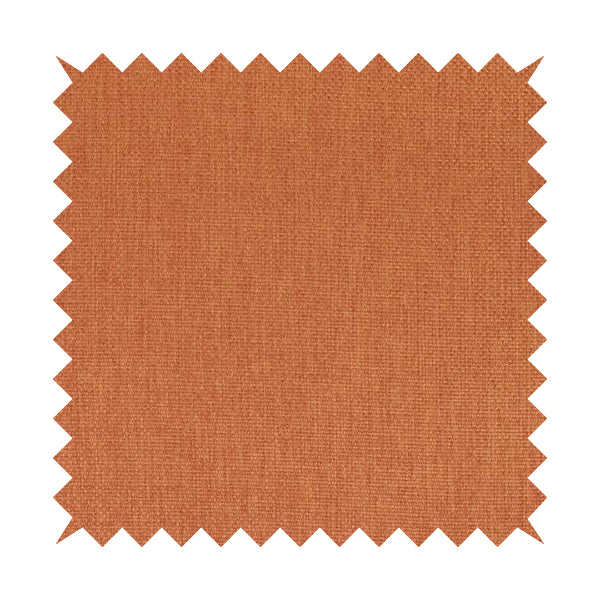 Romeo Modern Furnishing Soft Textured Plain Jacquard Basket Weave Fabric In Orange Colour - Handmade Cushions