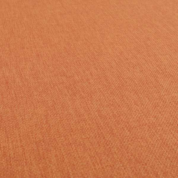 Romeo Modern Furnishing Soft Textured Plain Jacquard Basket Weave Fabric In Orange Colour - Roman Blinds