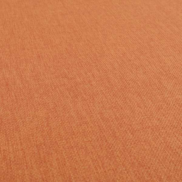 Romeo Modern Furnishing Soft Textured Plain Jacquard Basket Weave Fabric In Orange Colour - Made To Measure Curtains