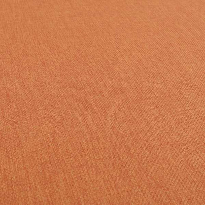 Romeo Modern Furnishing Soft Textured Plain Jacquard Basket Weave Fabric In Orange Colour - Made To Measure Curtains