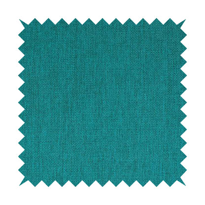 Romeo Modern Furnishing Soft Textured Plain Jacquard Basket Weave Fabric In Aqua Teal Colour - Handmade Cushions