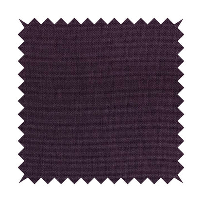 Romeo Modern Furnishing Soft Textured Plain Jacquard Basket Weave Fabric In Purple Colour - Roman Blinds