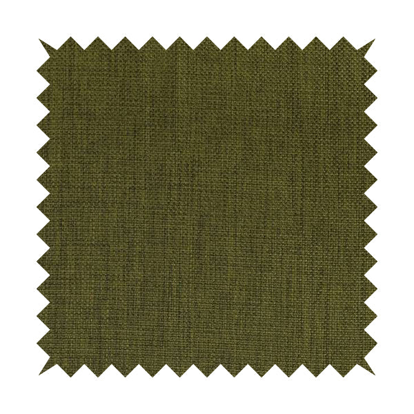 Romeo Modern Furnishing Soft Textured Plain Jacquard Basket Weave Fabric In Kaki Green Colour - Roman Blinds