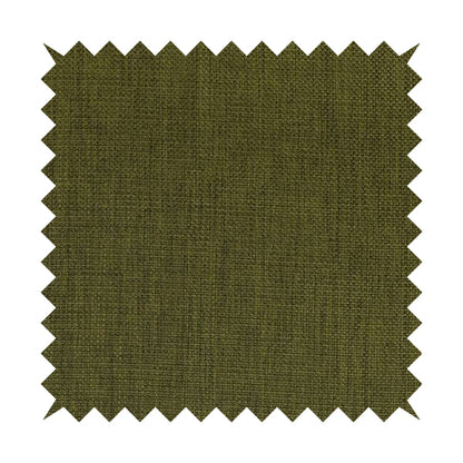 Romeo Modern Furnishing Soft Textured Plain Jacquard Basket Weave Fabric In Kaki Green Colour - Made To Measure Curtains