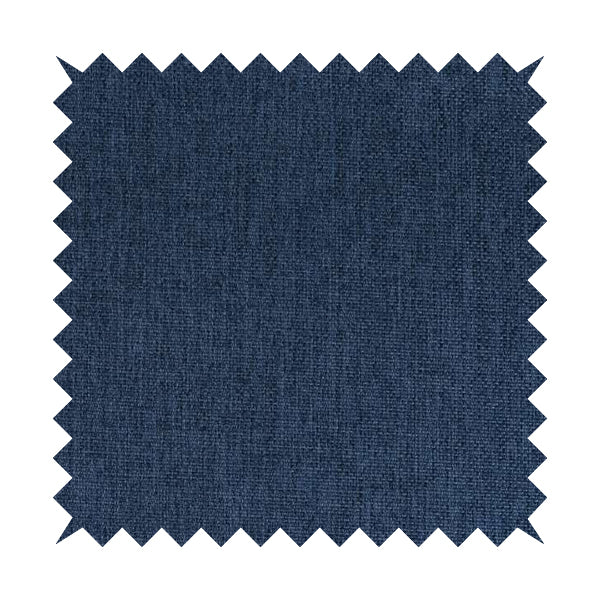 Romeo Modern Furnishing Soft Textured Plain Jacquard Basket Weave Fabric In Blue Colour - Handmade Cushions