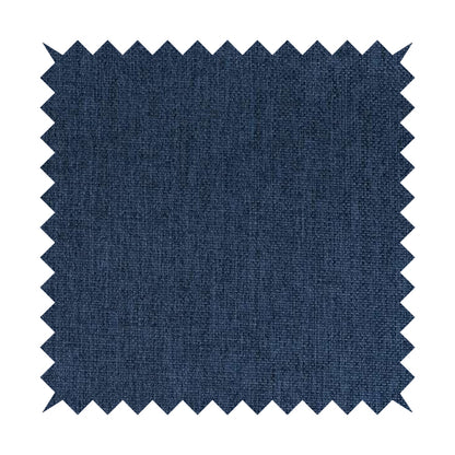 Romeo Modern Furnishing Soft Textured Plain Jacquard Basket Weave Fabric In Blue Colour - Handmade Cushions