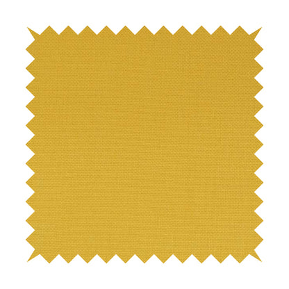 Romeo Modern Furnishing Soft Textured Plain Jacquard Basket Weave Fabric In Yellow Mango Colour - Handmade Cushions