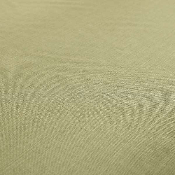 Moss Green Colour Plain Linen Furnishing Fabric SJ160518-78