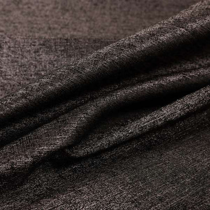 Soft Shiny Black Purple Chenille Upholstery Material Fabric SS150215-21