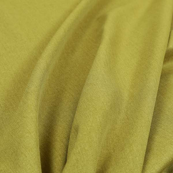 Soft Smooth Thin Green Chenille Like Linen Effect Upholstery Material Fabric SS160215-02