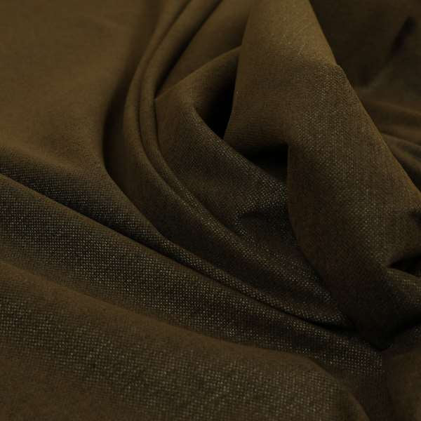 Smooth Soft Feel Like Cotton Brown Chocolate Colour Chenille Upholstery Fabric SS220215-41